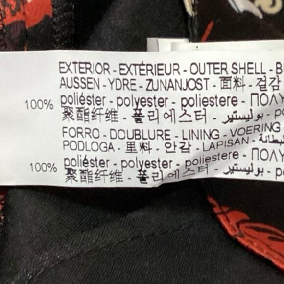 ZARA Women's Multi Chinese Dragon Print Silky Satin Slip Straight Mini Skirt XS - Picture 6 of 6